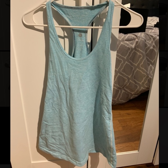 BLUE Lululemon Cool Racerback II Tanktop - Picture 3 of 3